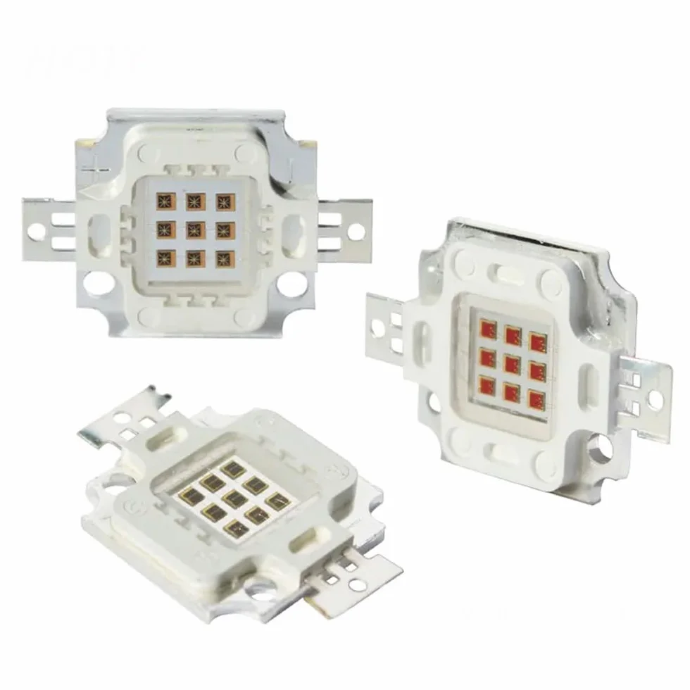 10 W podczerwień IR 730 nm LED chip 900 mA DC 5 V-6 V SMD COB, emiter światła