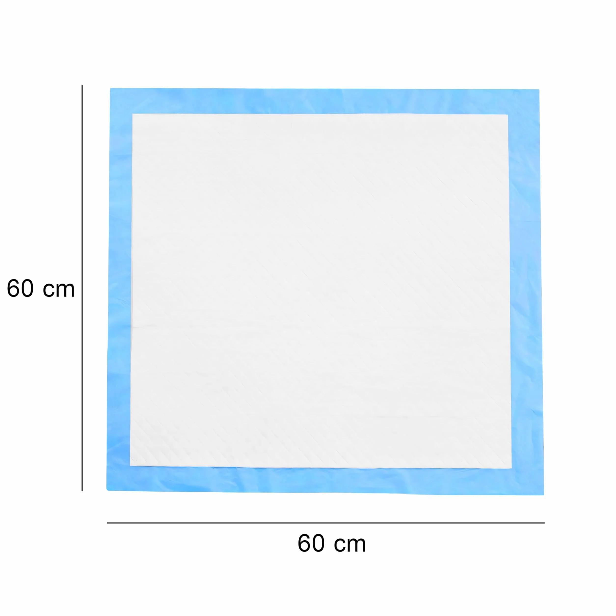 Retoo 100 sztuk podkładek treningowych dla psów PIPI maty dla szczeniaków, 60 x 60 cm, podkładka pod łóżko dla zwierząt, mata różowa, do treningu, szczelna, 6-warstwowa konstrukcja, super chłonna