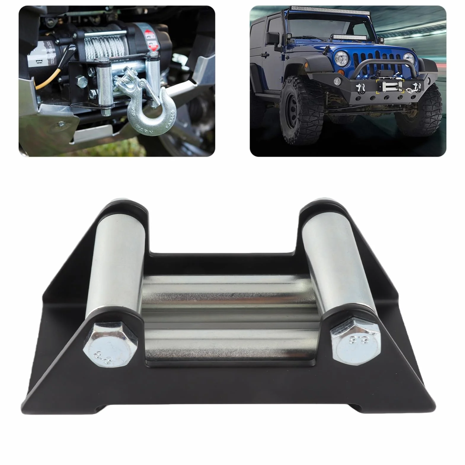 Fairlead Heavy Duty Rolka Linowa Wciągarki 125 mm Uniwersalna