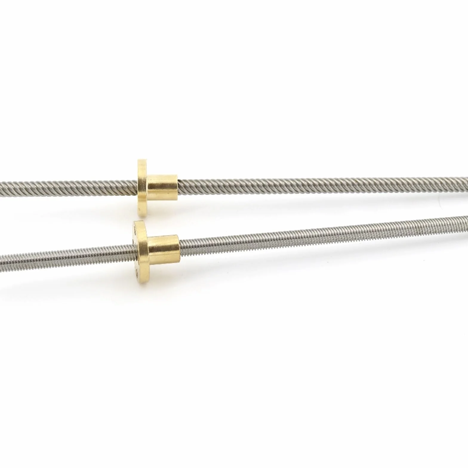 Śruba gwintowana Tr6x1 z gwintem trapezowym, długość 150 mm, trzpień gwintowany T6 z mosiężną nakrętką, pręt śrubowy ze stali nierdzewnej 304 śruba trapezowa (rozmiar: ołów 6 mm)