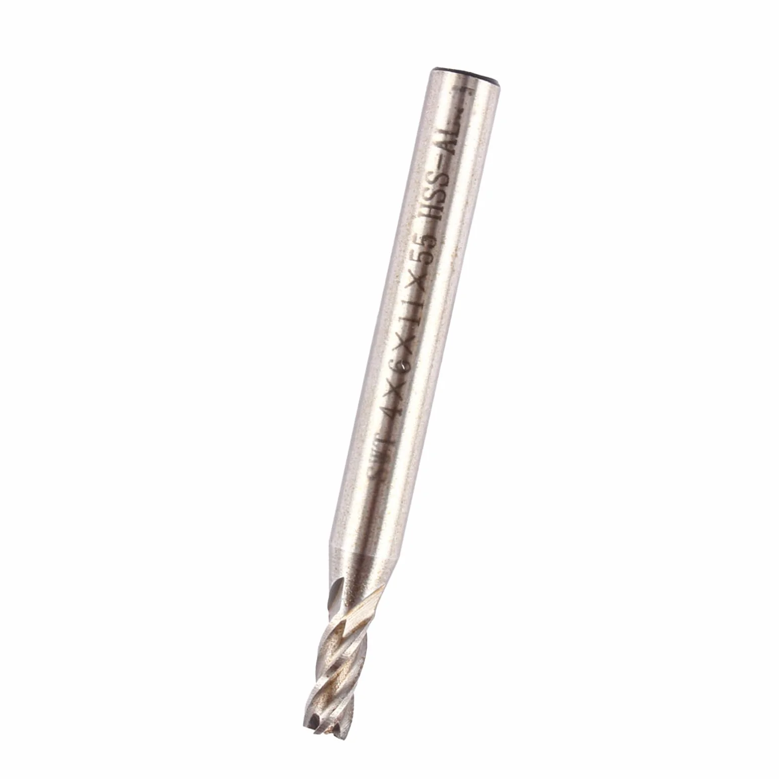 Frez walcowy HSS CNC 4 ostrzowe 4mm 6mm 11mm 55mm