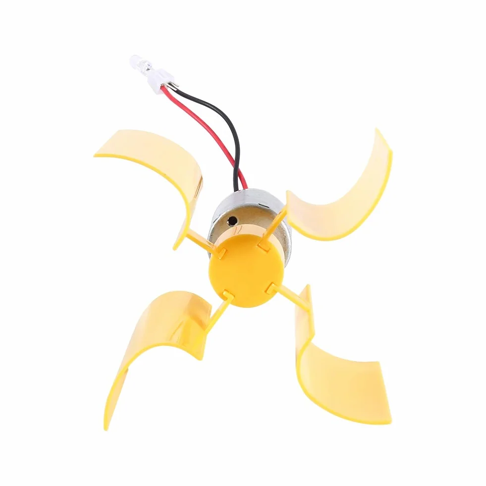 Pionowa turbina wiatrowa zestaw DIY do eksperymentu demonstracyjnego model ostrze silnik