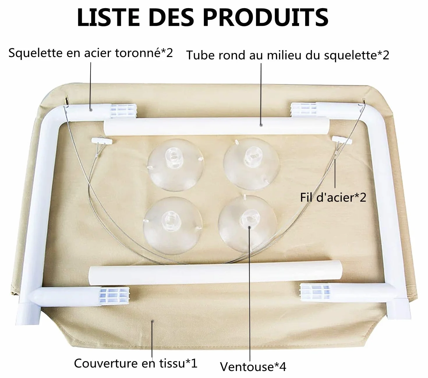 LATRAT Hamak dla kota z ulepszonymi przyssawkami - waga 15 kg, 55 x 35 cm