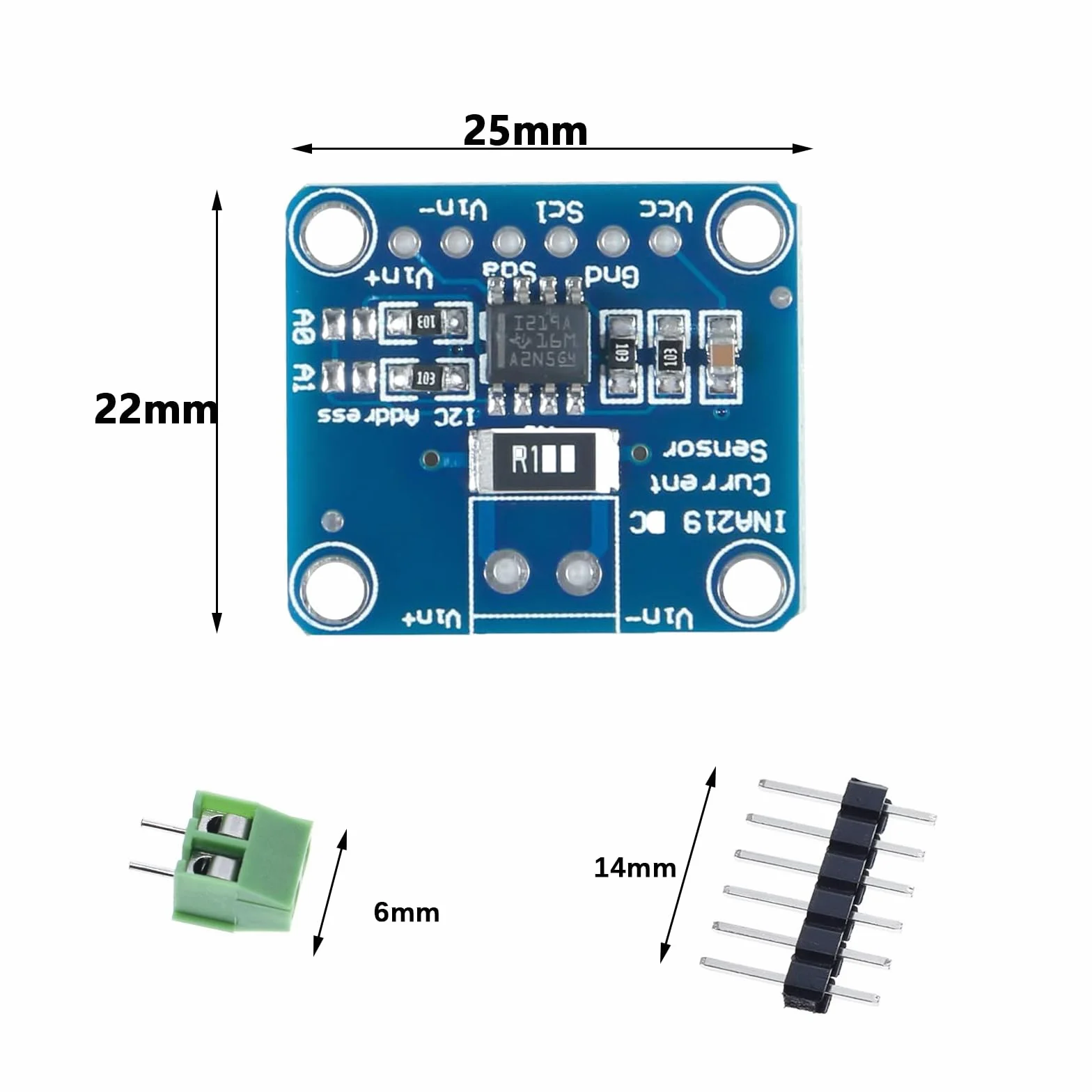 CJMCU-219 INA219 I2C moduł monitoringu prądu mocy DC do Arduino Raspberry Pi