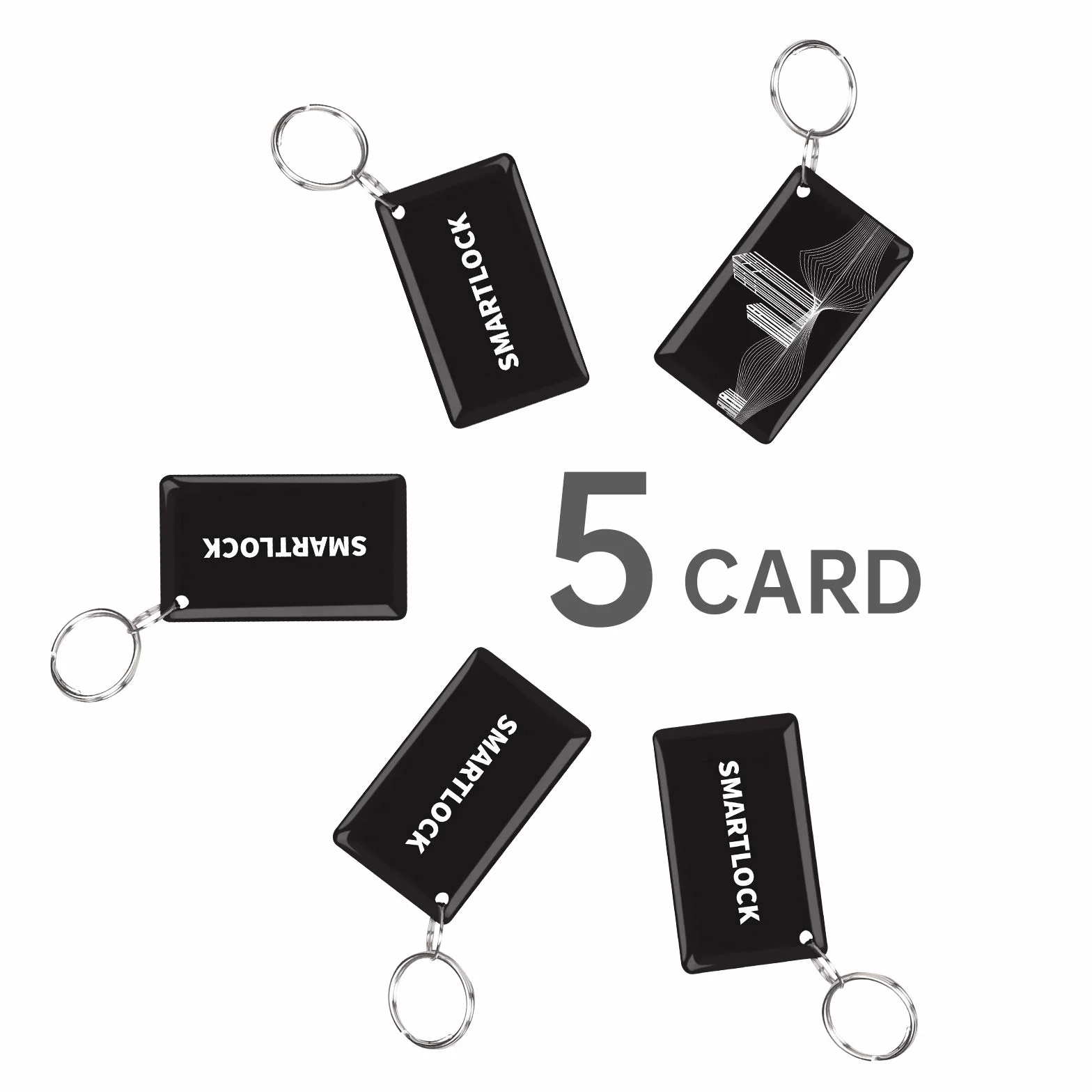 Ruveno 13,56 mhz karta RFID MI materiał PCW do kontroli dostępu drzwi (5 szt.)