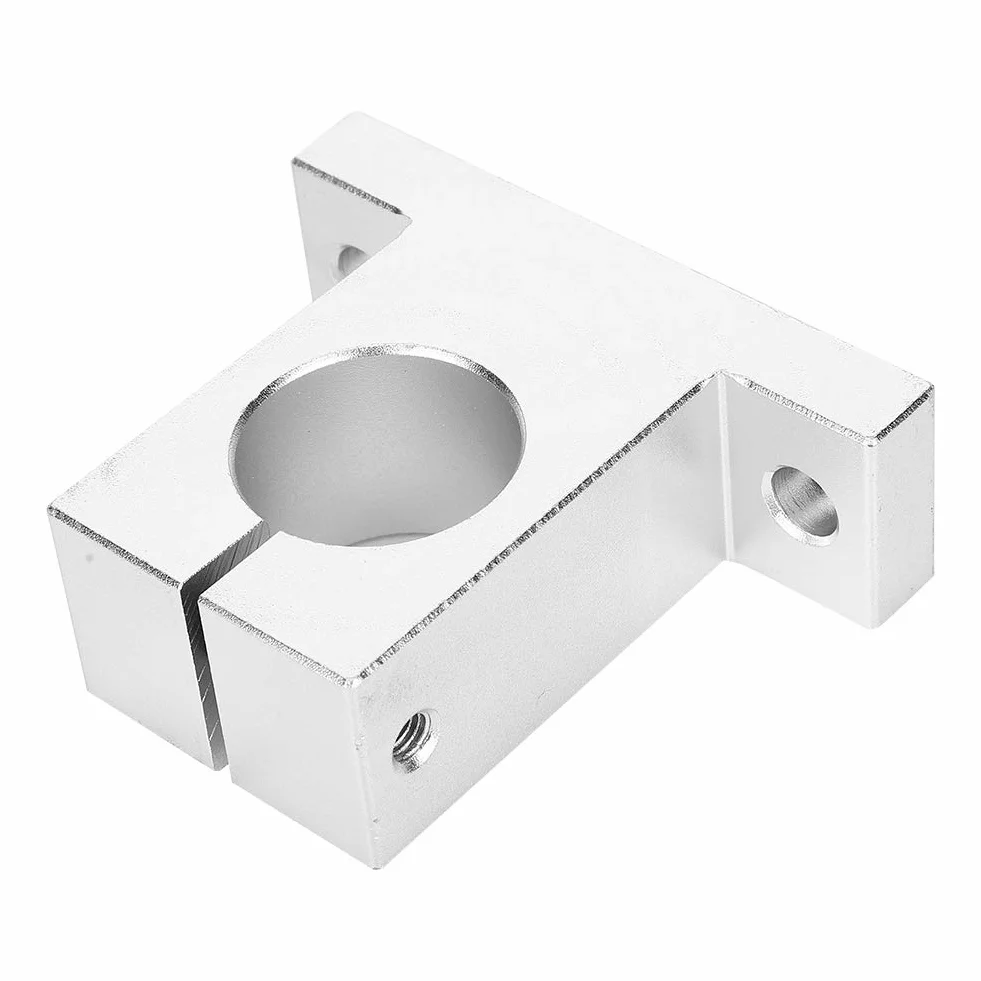 Wspornik wału drążka liniowego, średnica wewnętrzna 20 mm, 2 szt. Wytrzymała prowadnica zaciskowa o wysokiej wytrzymałości do wału o dużej wytrzymałości