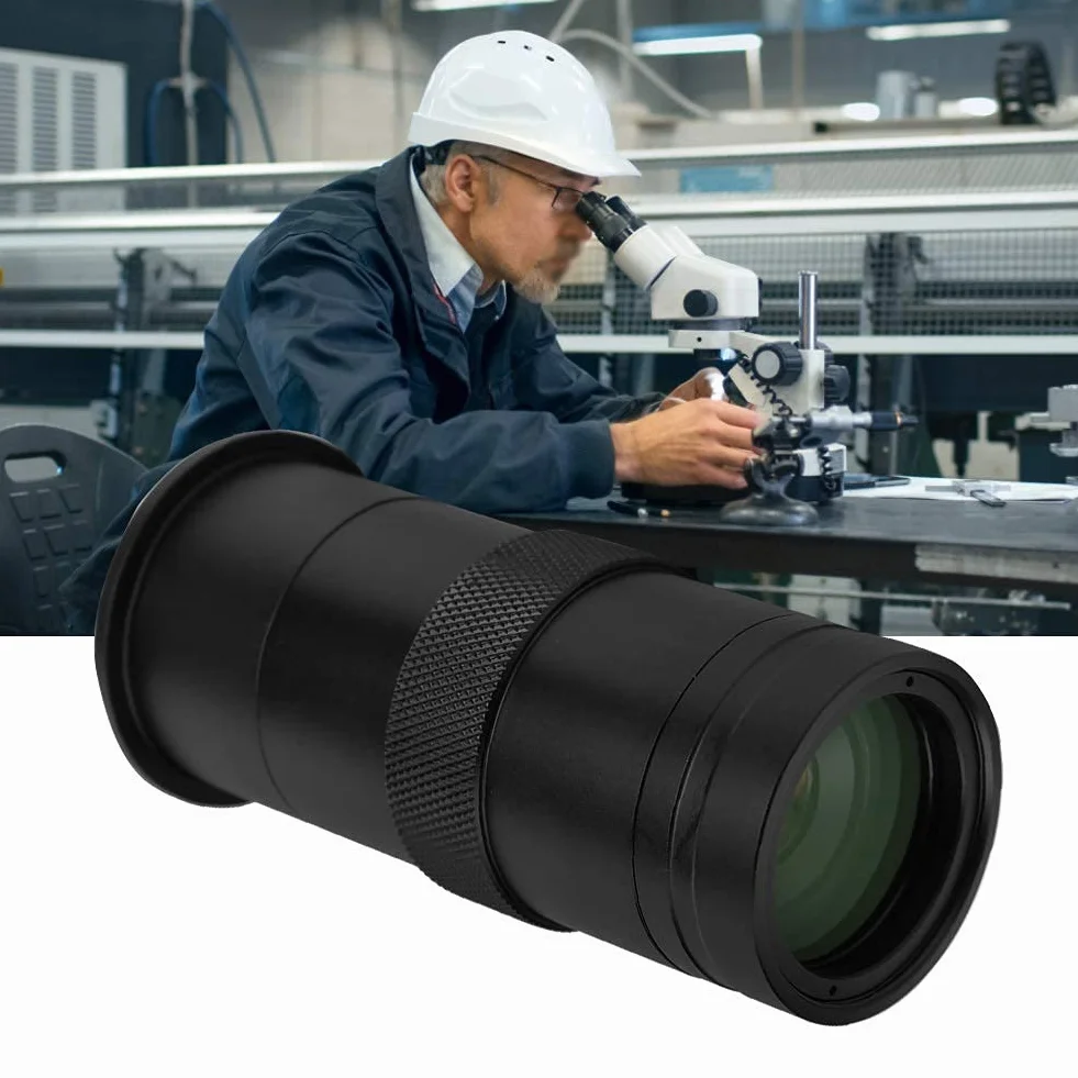 8X-100X C-mount mocowanie obiektywu Zoom regulowane powiększenie obiektyw CCD obiektyw mikroskop przemysłowy kamera lupa do obiektywu mikroskopu 25 mm