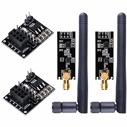 Lanko 2 . NRF24L01+PA+LNA RF moduł nadawczo-odbiorczy z anteną SMA 2,4 GHz 1100 M + moduł bezprzewodowy NRF24L01 dla