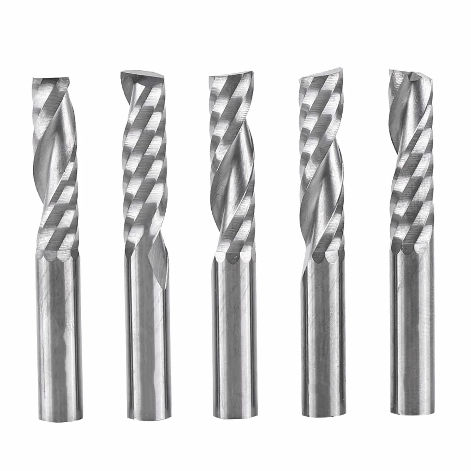 5 sztuk 6 mm trzpień frez wolframowy Frese, Frez do frezowania Alluminio 6 mm Frez z węglików spiekanych Frez spiralny do cięcia miękkich materiałów