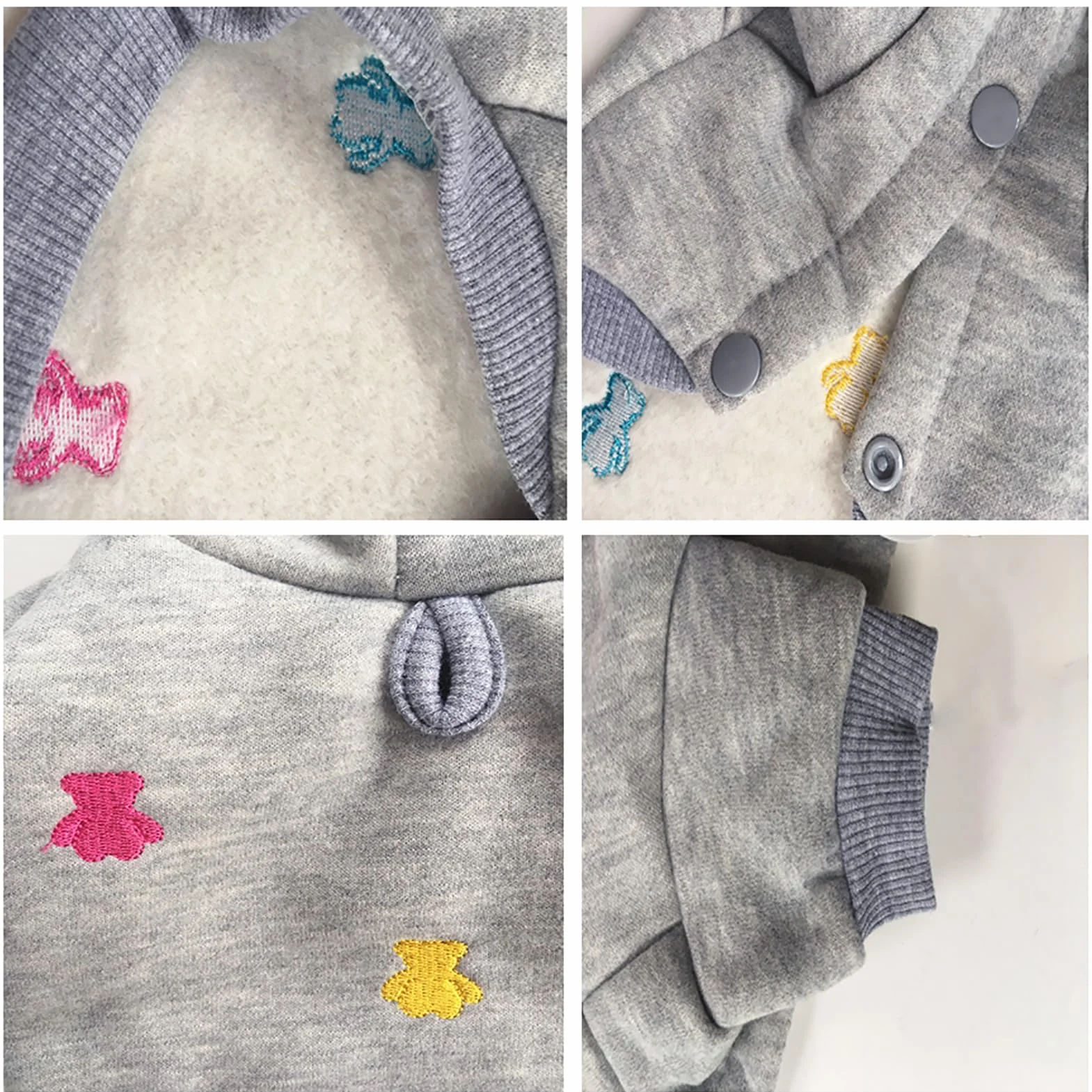 LeerKing Dog Sweter Fleece Pullover Hoodie Piżama puszysty kot sweter dla małych średnich psów Francuski Bulldog Odzież Dachshund Chihuahua XS