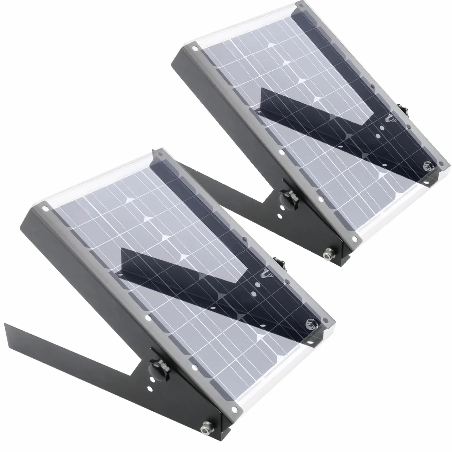 Uchwyt do modułu solarnego 2 pary regulowany kąt 0-45° do przyczep kempingowych ścian i dachów
