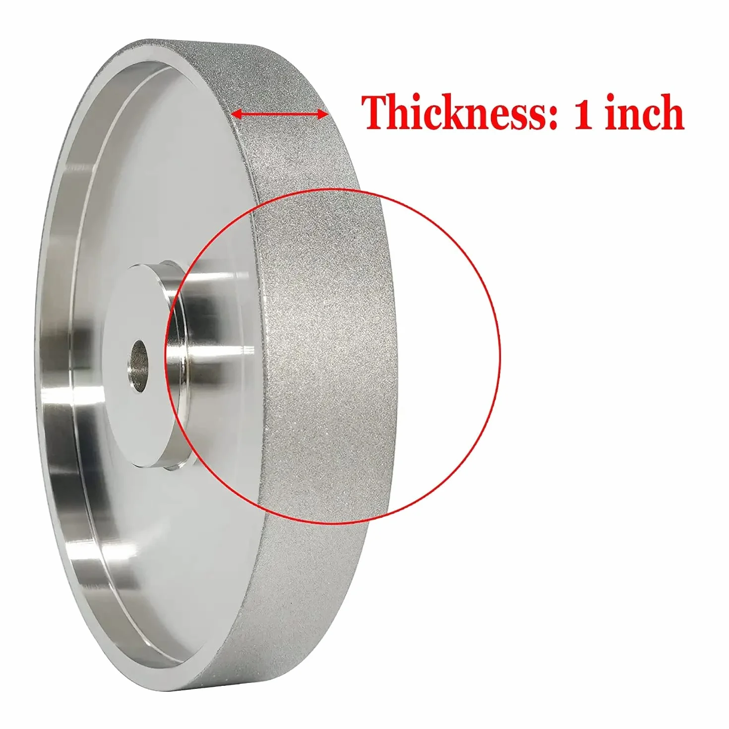 Tarcza szlifierska CBN diamentowa 15 cm x 2,5 cm trzpień 1/2 ziarnistość 320 do ostrzenia HSS