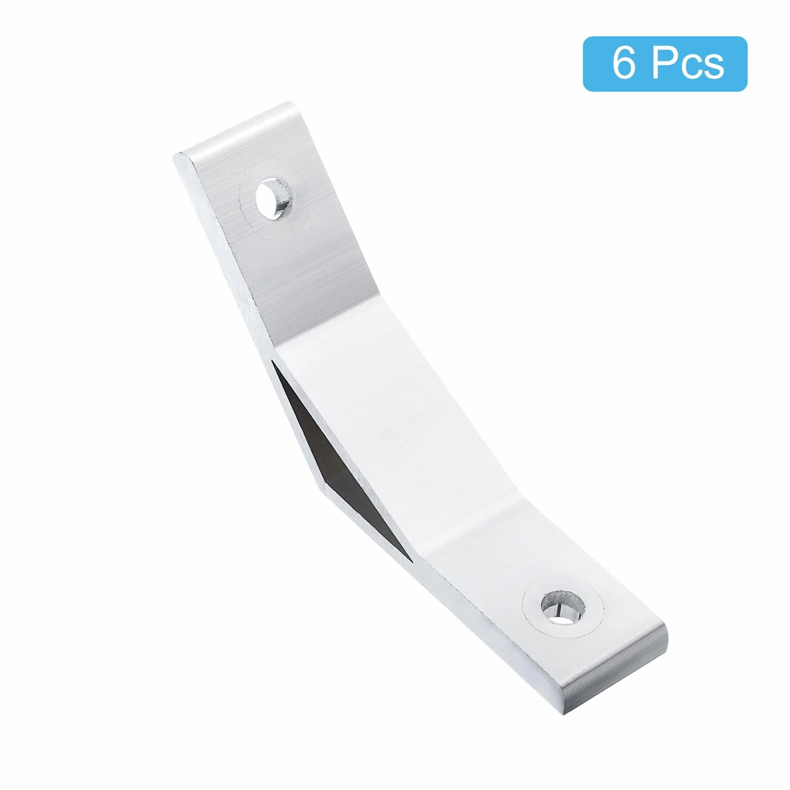 QUARKZMAN 6 szt. kątowników kątowych 135° aluminiowy profil kątowy wspornik przegubowy łącznik do serii 3030 (odcień srebrny)