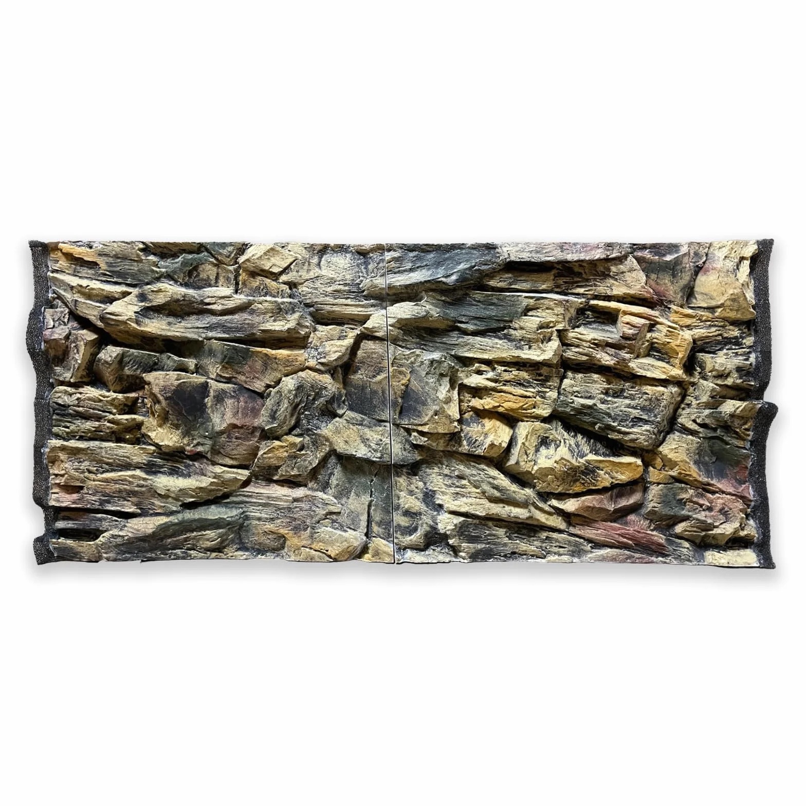 ZooPaul Tylna ścianka do akwarium 3D 120 x 60 cm terrarium tło skała kamień struktura korzeni Amazonas NOWOŚĆ