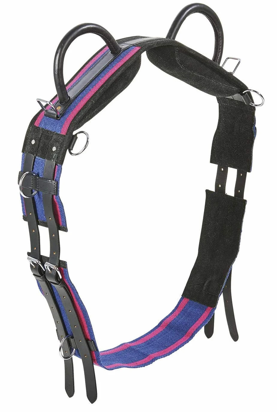 Busse Pas do longierki Double, Navy/Passion Pink, Pony