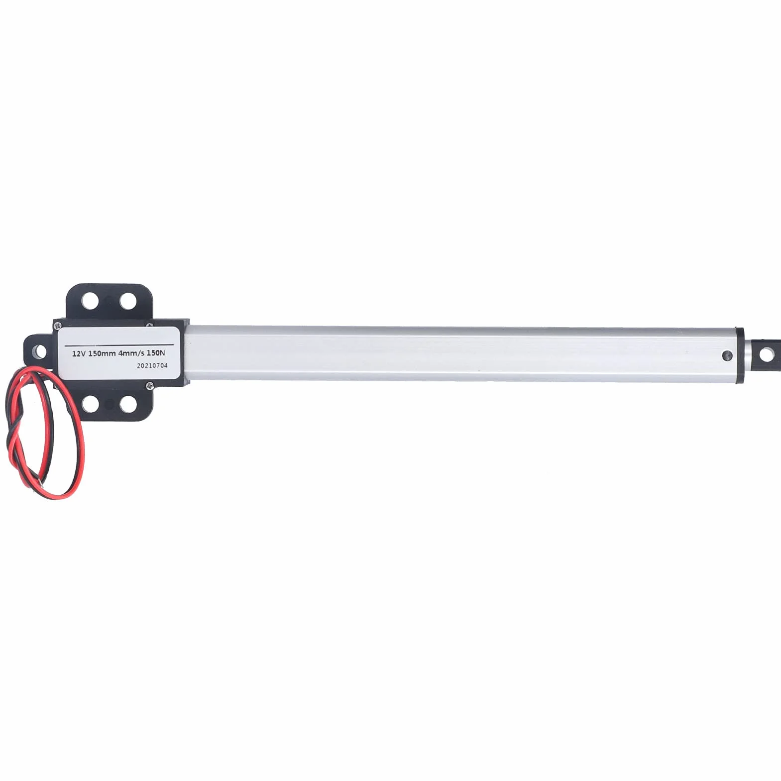 YWBL-WH 150mm siłownik liniowy 12V skok siłownik liniowy wbudowane wyłączniki krańcowe do samochodu medycznego (skok 150mm-15mm/s-50N), siłownik liniowy/popychacz