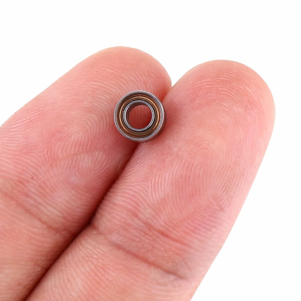 MR63ZZ Double Shielded Bearings Ball mini łożyska, miniaturowe łożyska kulkowe 3 x 6 x 2,5 mm, do drukarek, modelarstwa, 10 sztuk