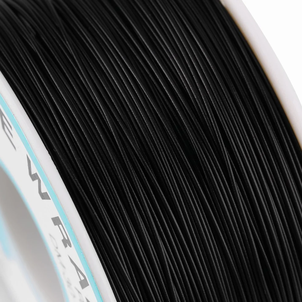 30AWG 0,25 mm ocynowany kabel testowy izolacji z drutu miedzianego czarny 250 metrów
