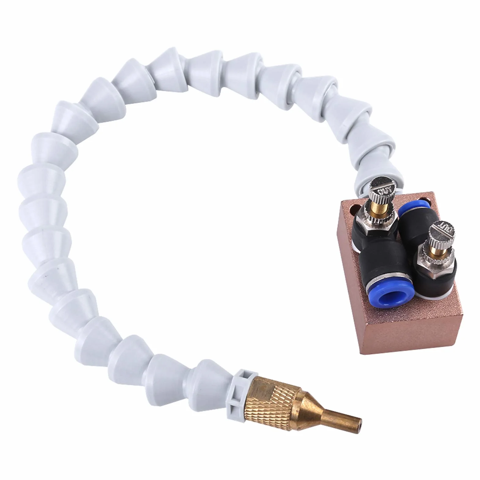 8 mm / 0,3 cala system natryskowy do smarowania czynnika chłodniczego do cięcia metalu węży powietrznych, grawerowanie wiertła do frezowania cyfrowej maszyny do obróbki