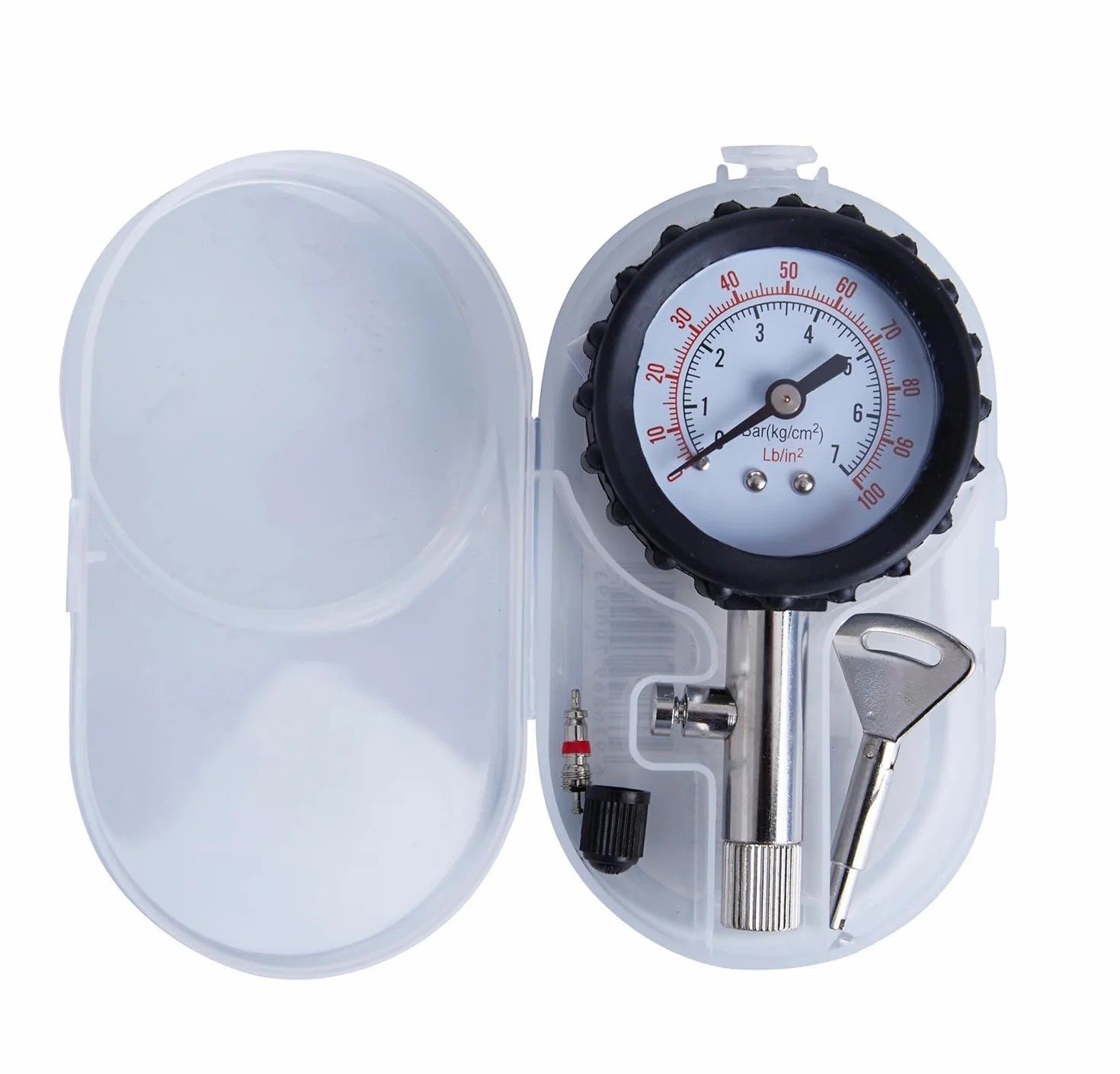 Tire Pressure Gauge – dokładny pomiar ciśnienia powietrza o niskim poziomie (0-100 PSI) do samochodów, SUV-ów, ciężarówek, kamperów i torów, 2 cale tarcza