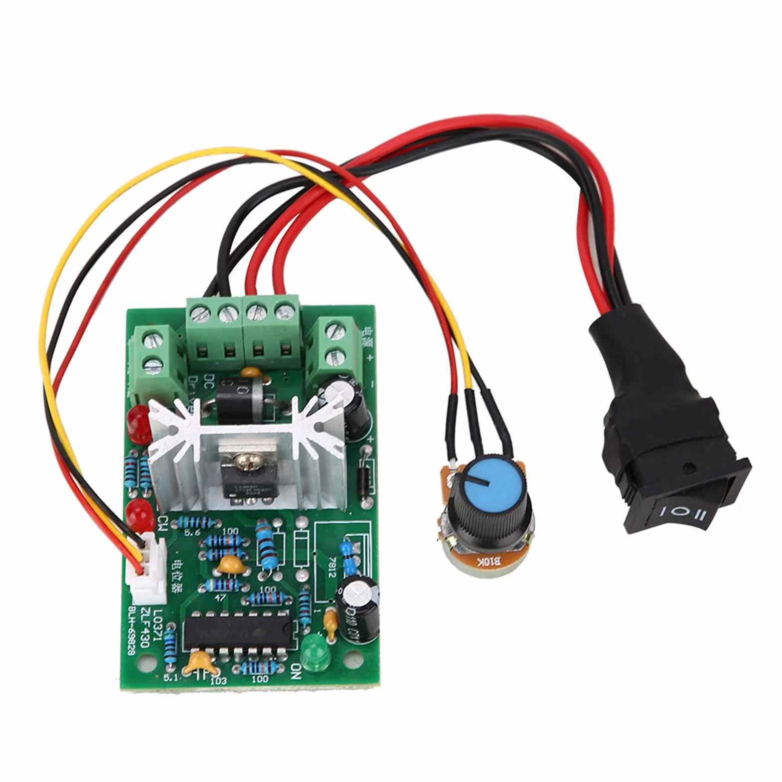 Regulator prędkości silnika prądu stałego PWM 5-30 V 6A 150 W odwracalny