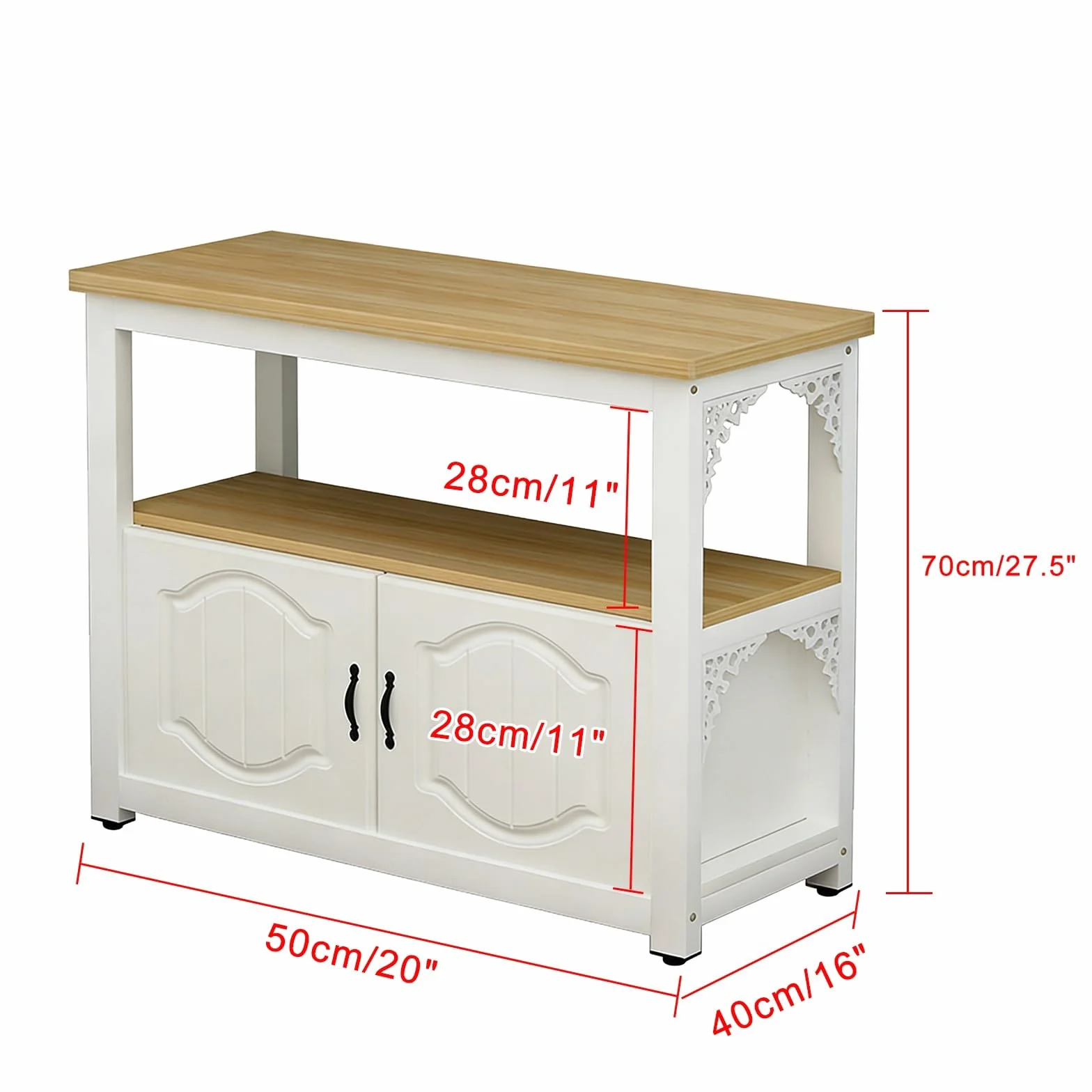 Rium Akwarium Rack Heavy Duty 20-55 litrów, z szafką do przechowywania z drzwiami, wielopoziomowy stojak, odpowiedni do terrarium gadów, dekoracja