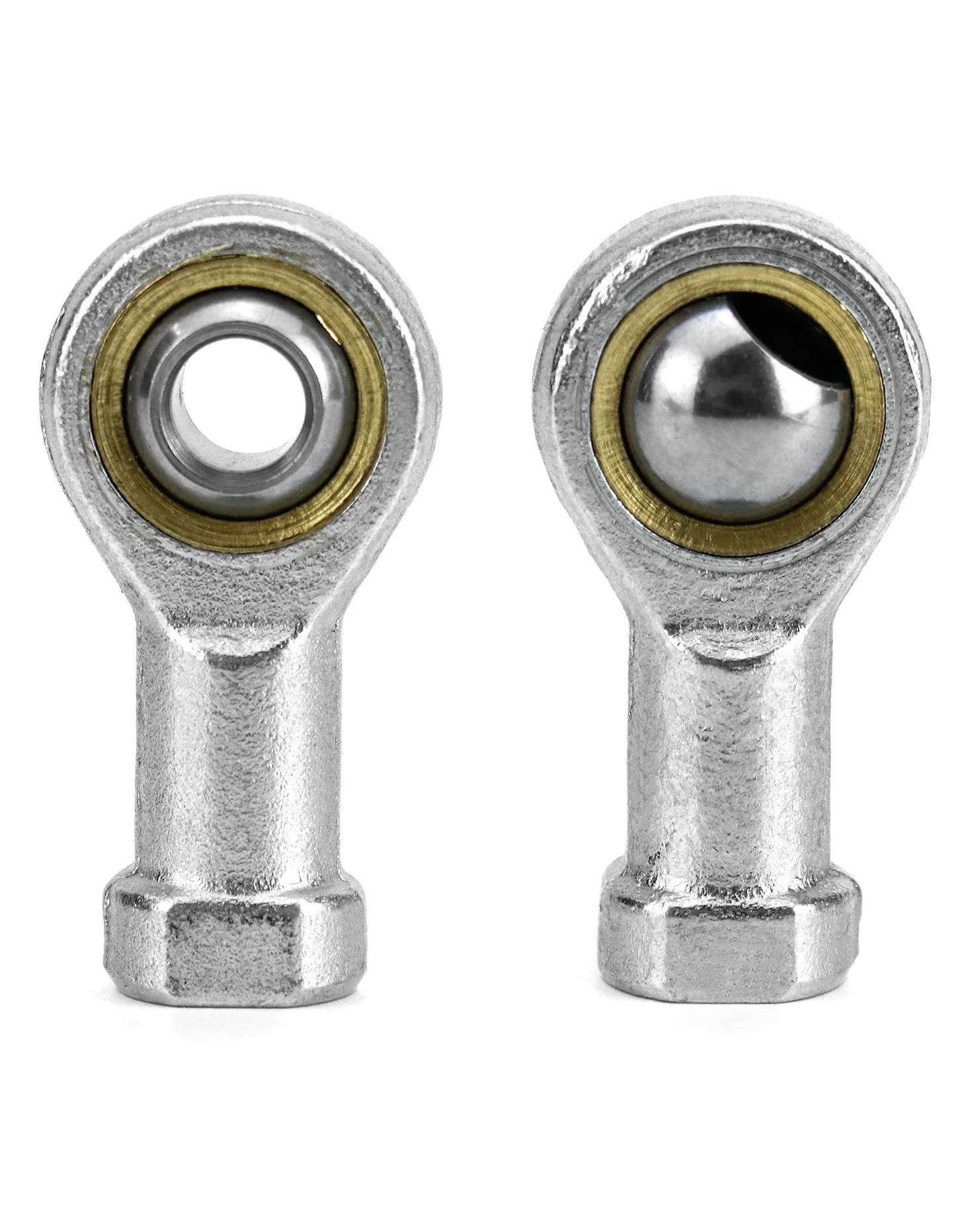 QWORK łożyska przegubowe M8 x 1,25 8 mm gwint wewnętrzny samosmarujące
