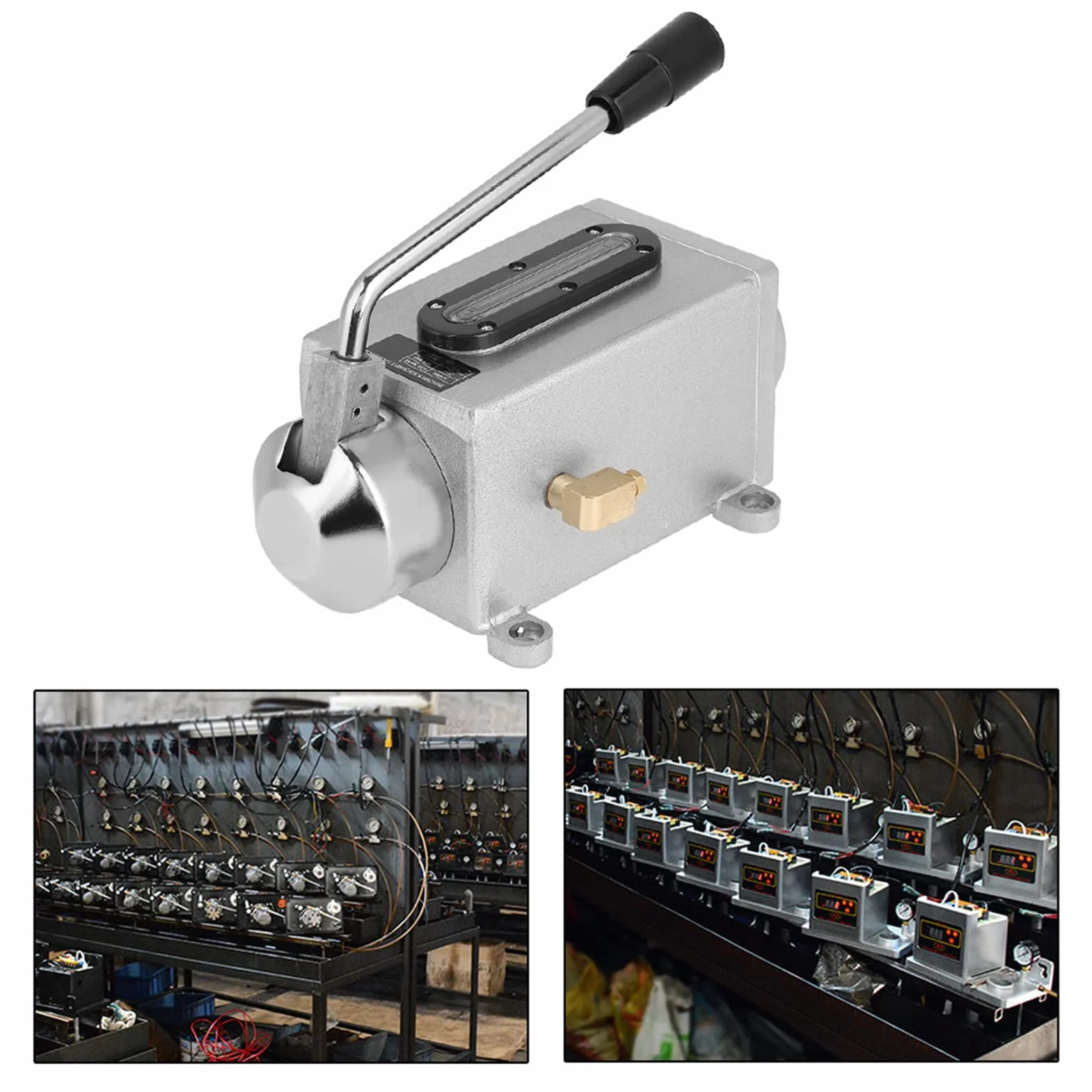 Ręczna Pompa Olejowa 500CC CNC 4mm Podwójny Port Wylotowy do Smarowania