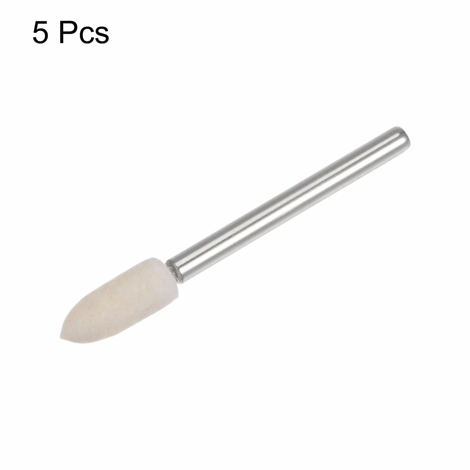 Filcowe bity do polerowania stożkowe 5 mm 1/8 cala QUARKZMAN